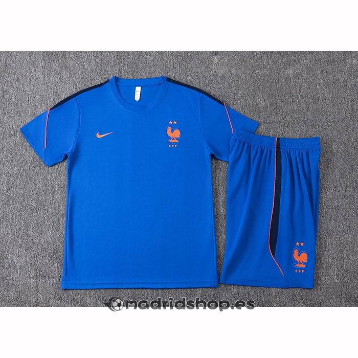 Chandal del Francia Manga Corta 26-27 Azul - Pantalon Corto